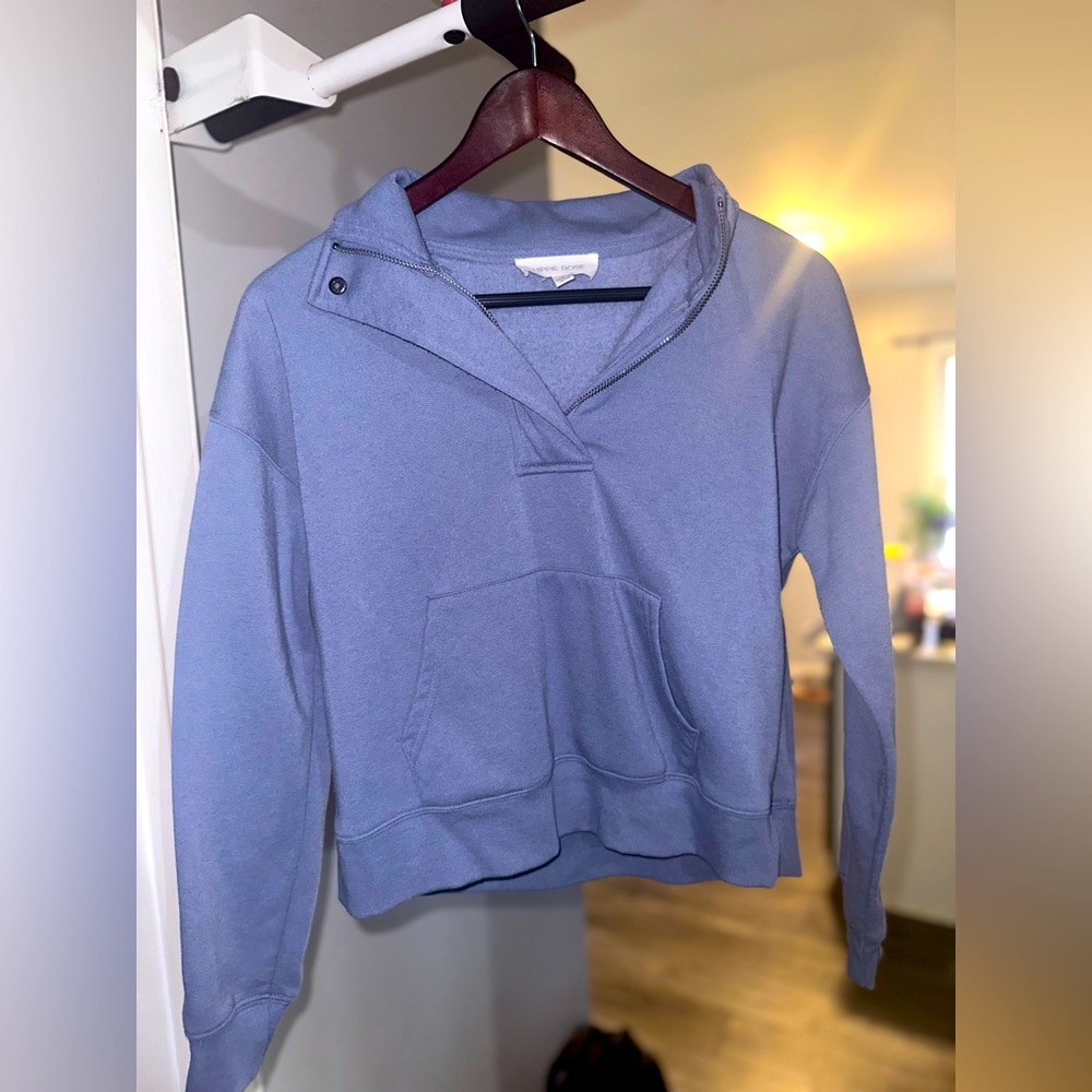 Simple Quarter Zip Pullover - image 4